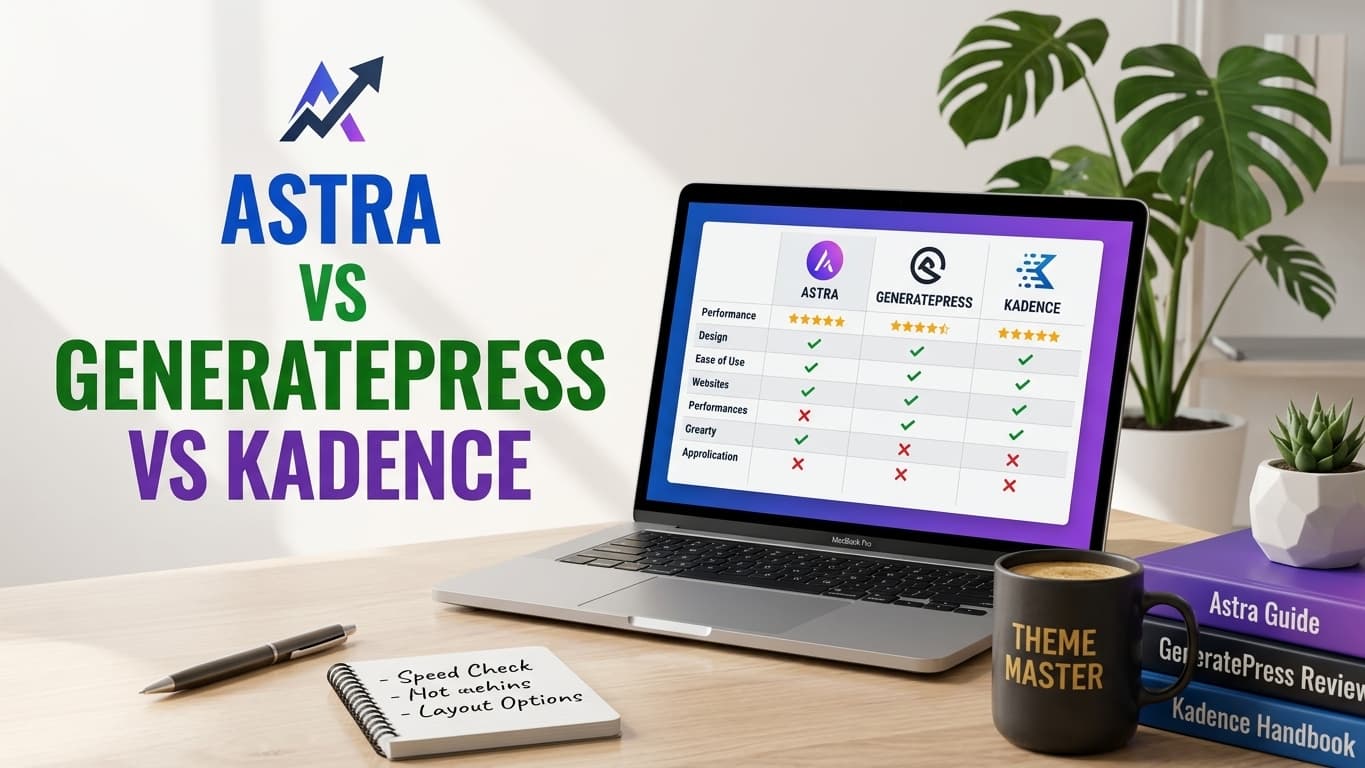 Astra vs GeneratePress vs Kadence: Which Theme Should You Pick?